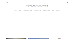 Desktop Screenshot of newschoolnomads.com